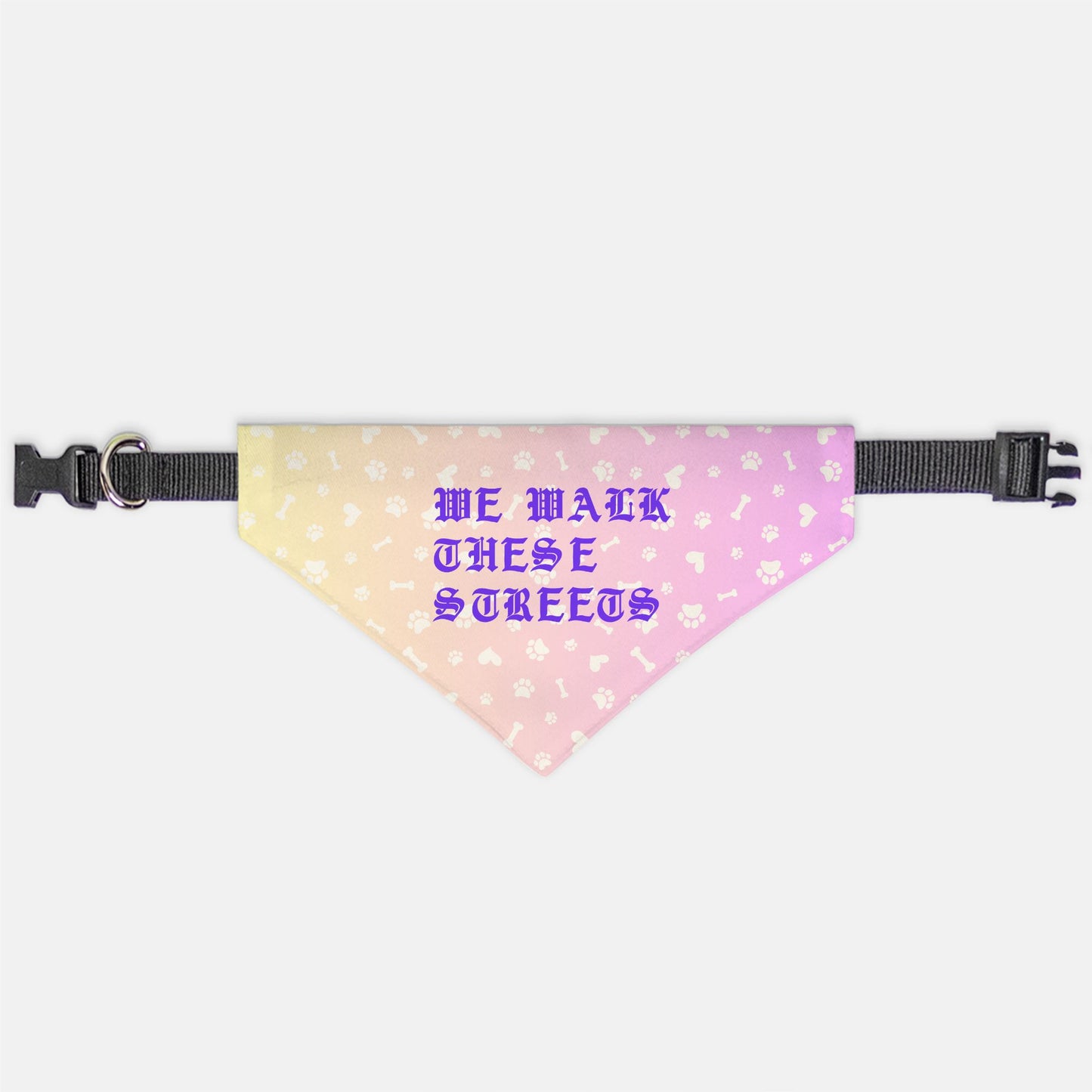 We Walk These Streets Pink Dog Bandana